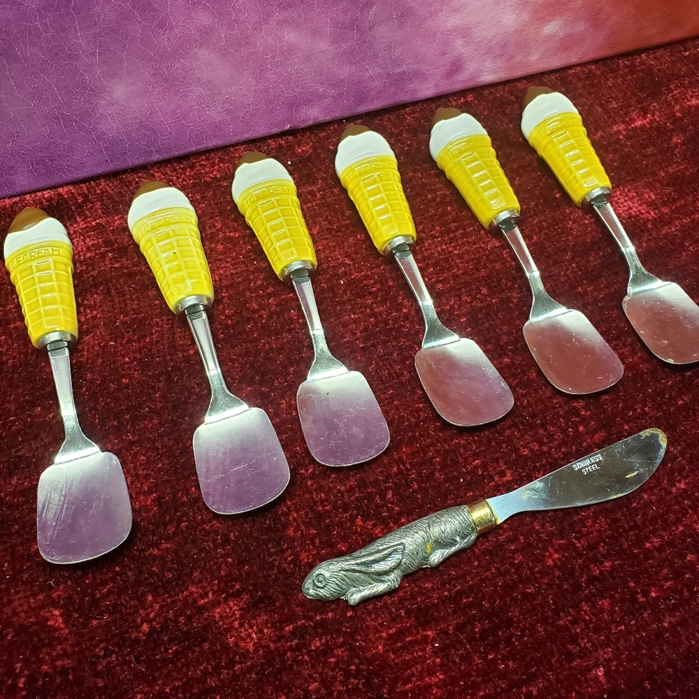 7 vintage spoons